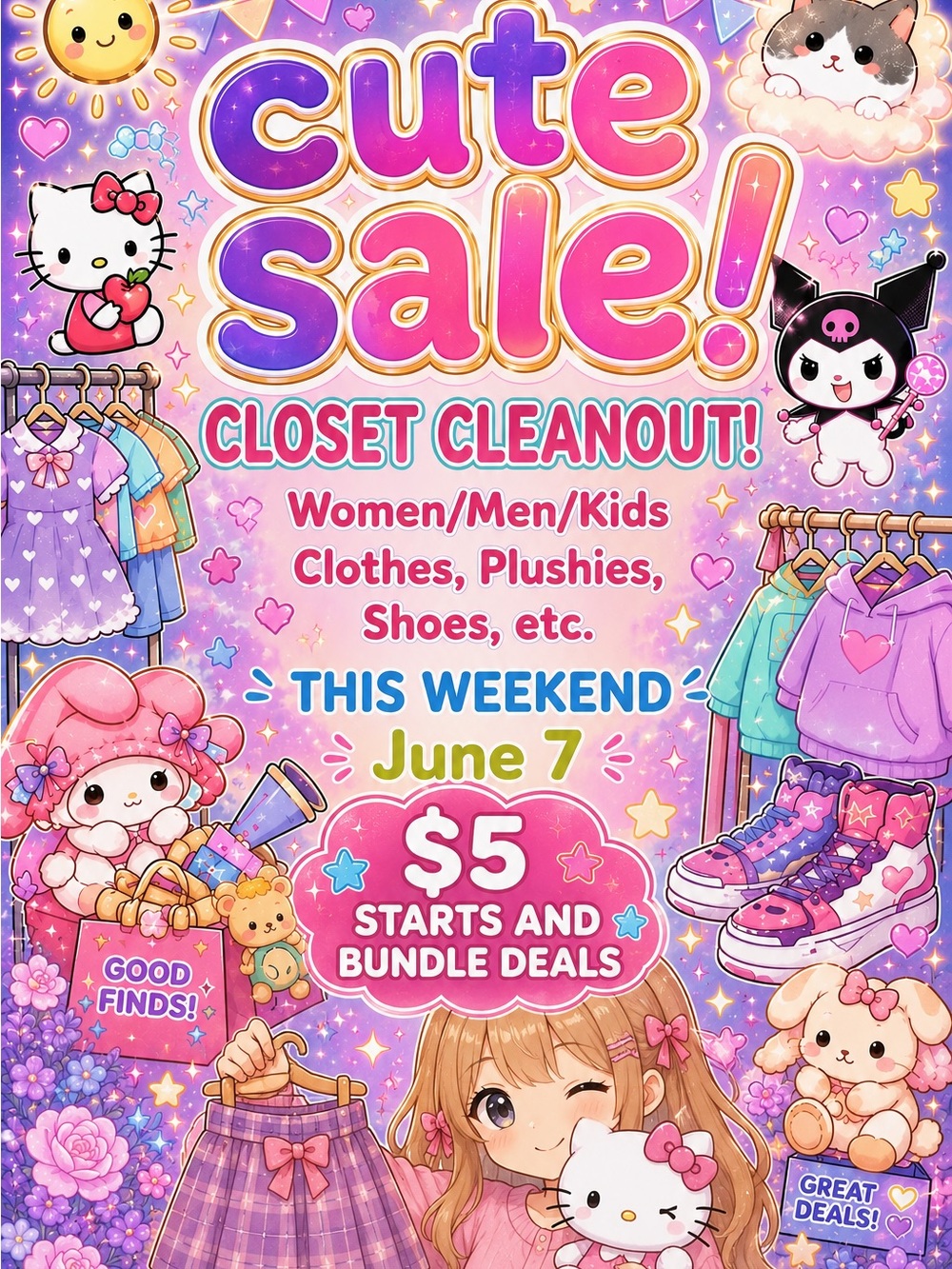 CUTE 6/7 SALE